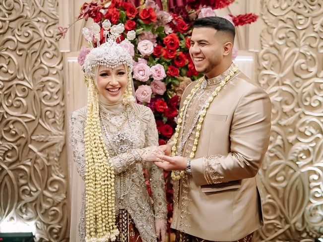 Momen Pernikahan Miskah dan Yislam (instagram)